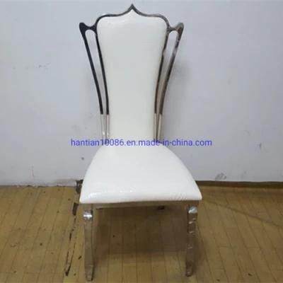 Latest New Design Durable Sofa White Wedding Banquet Dining Chairs