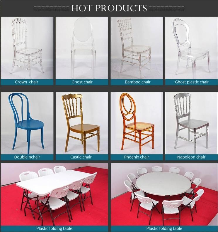 Factory Price Banquet Popular Soft Cushion Cross Over Backrest Clear Plastic Chiavari Tiffany Chair for Wedding