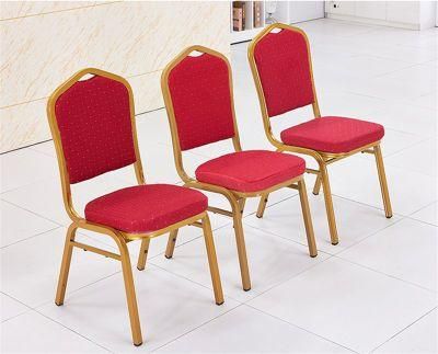 Factory Price Stacking Modern Outdoor Metal Hotel Restaurant Weddingbanquet Dining Furniture Chair