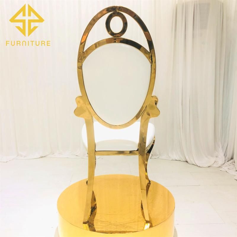 Hotel Furniture Royal Gold Staineless Steel Banquet Chair