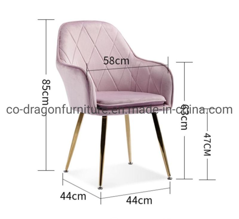 Wedding Party Furniture Fabric Dining Armchair for Home Hotel Use