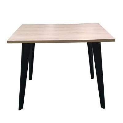 Modern Room Furniture High Quality Oak Wood MDF Top Dining Tables for UK and Us