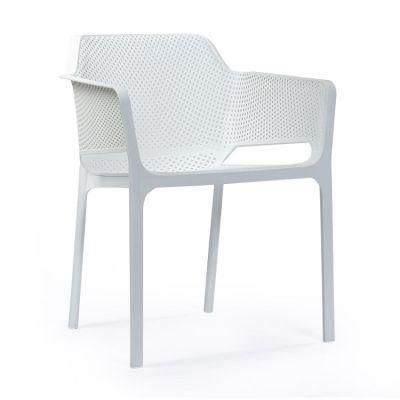 Custom Quality Plastic Upholstered Modern PP Material Leg Durable Dining Table Chair