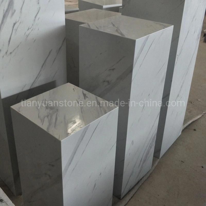 Customized Square Marble Display Pedestal Plinth
