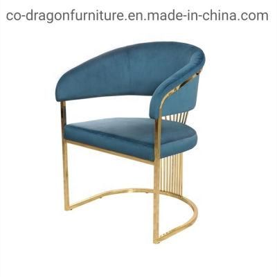 New Design Gold Stainless Steel Dining Chair for Home Furniture