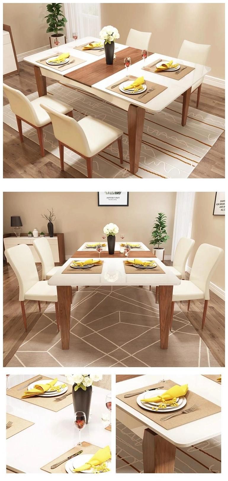 High Quality Hot Sell Luxury Designs Wood Home Table Dining Room Furniture Sets