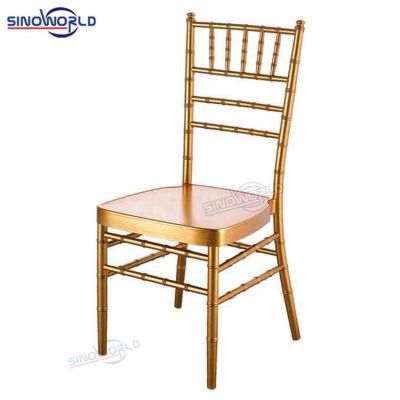 Hotel Restaurant Dining Banquet Stacking Metal Aluminum Wedding Chiavari Chair