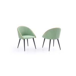 Upholstered Dining Cafe Arm Modern Chair