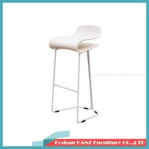 All White, Stain Resistant, Armless, Backless Bar Chair