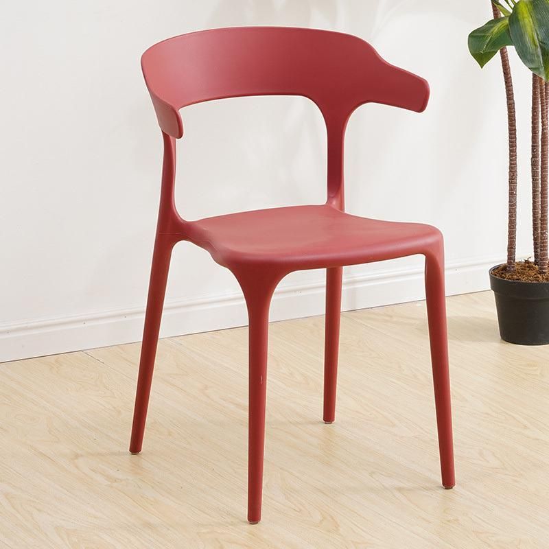 Hot Sales Plastic Furniture Casual Simple Thickened Dining Chairs