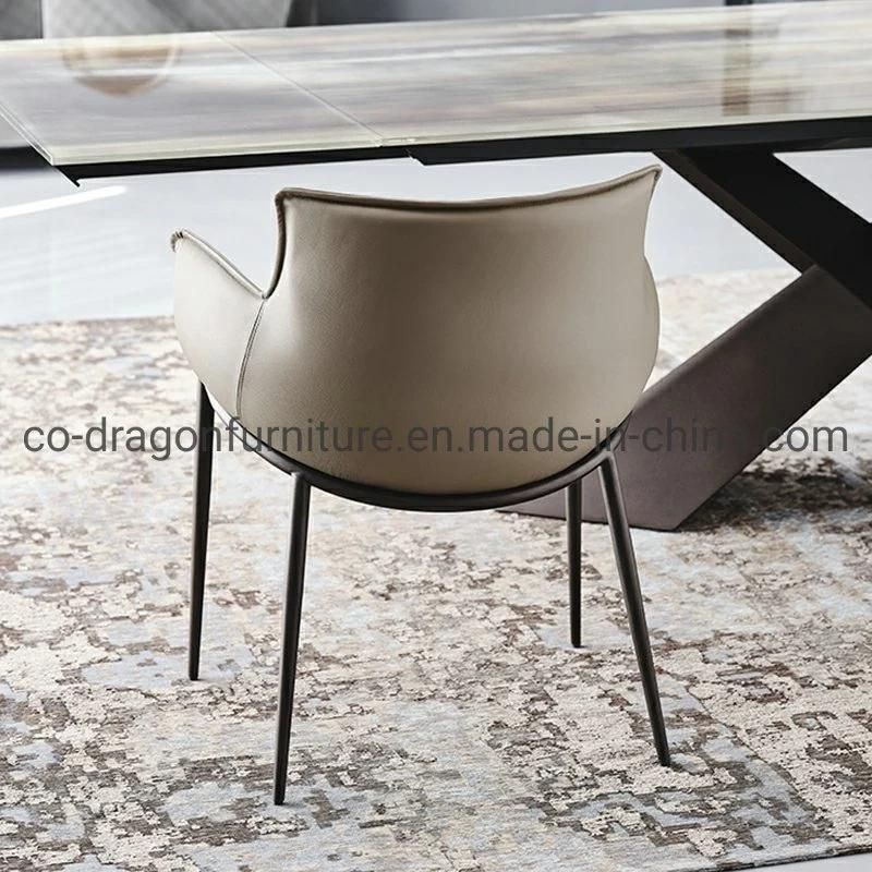 Hot Sale Metal Dining Chair with Arm for Dining Furniture