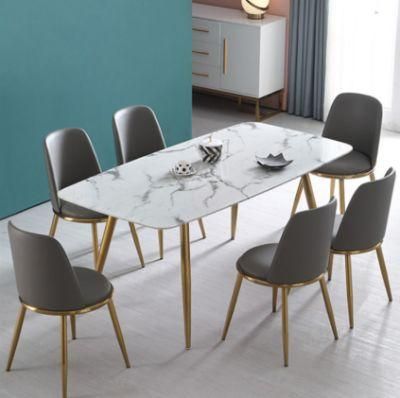 Nordic Ins Dining Chair Marble Top Household Dining Tables