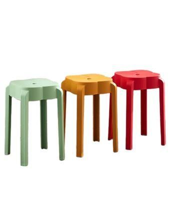 Multi-Function Tall High Quality Bathroom and Kitchen Plastic Long Ottoman Foot Stool