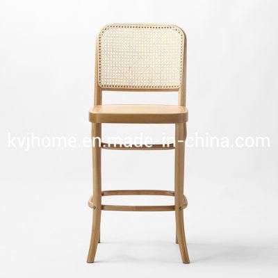 Kvj 6056 High Quality Rattan Wooden Bair Chair Hoffman Chair