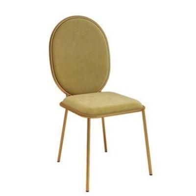 Home Furniture Modern Design Comfortable Upholstered Velvet Chair Modern Fabric Dining Chairs