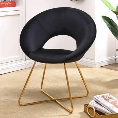 Production Wholesale High-Grade Velvet Dining Chair Nordic Fashion Restaurant Chair