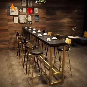 Restaurant Furniture Modern KTV Removable Metal Bar Table Set