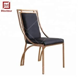 Factory Price Stainless Steel Wedding Banquet Chair for Bride and Groom