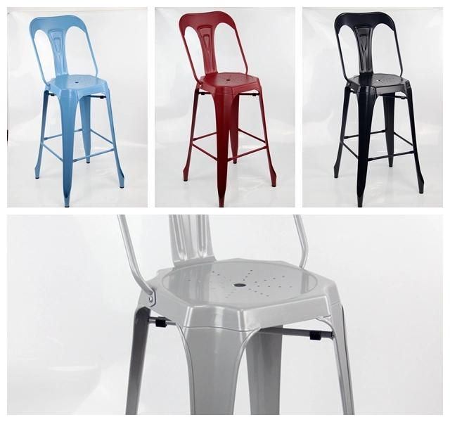 30 Inch Tolix Metal High Bar Chair Bar Stool