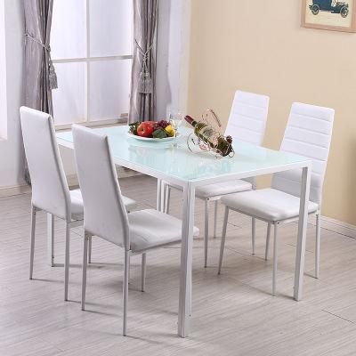 Restaurant Furniture Kitchen Glass Face Dining Table