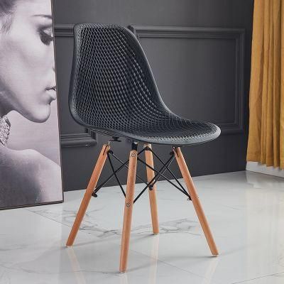 EMS Dining Chairs Silla Restaurante Moderna Wooden Cheap Bazhou Dining Chair