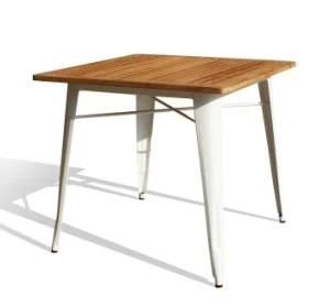 618dt-Stw Replica Tolix Table Wooden Table