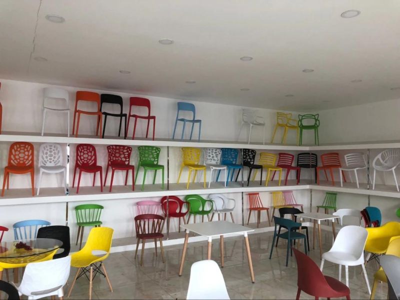 Wholesale Eco Cheap Office Chair Multiple Colors Dinner Garden Leisure Dining Plastic Chairs