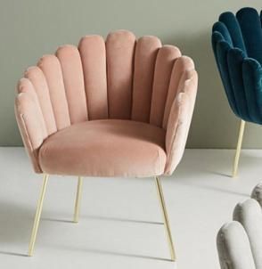 Modern Fabric Velvet Indoor Restaurant Home Hotel Chair