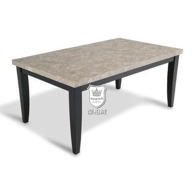 2020 New Design High Quality Rectangle Marble Table for Dining Room