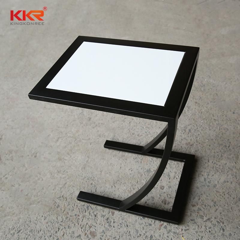 Bedroom Furniture Coffee End Table Solid Surface Stone Side Table