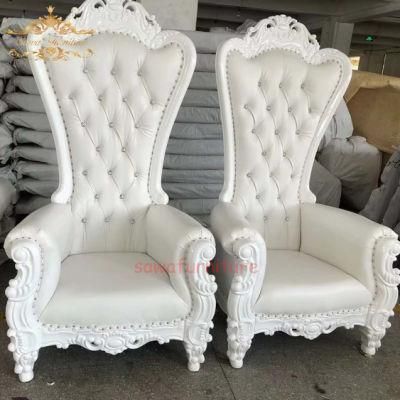 Wholesale High Quality Wedding High Back King Throne Chair