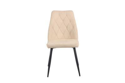 Factory Custom Restaurant Taupe Flannel Chair