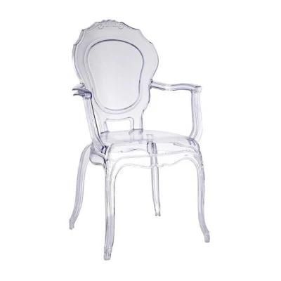 Wholesale Wedding Transparent Clear Acrylic Chairs for Weddings and Banquethotel Chairclear