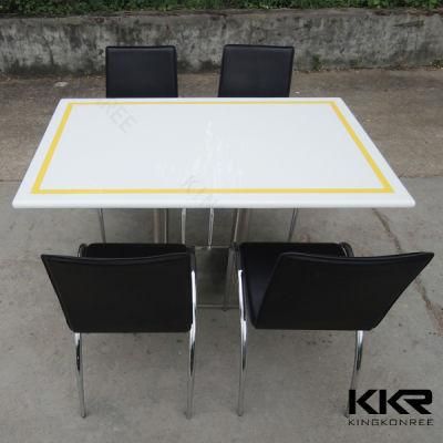 Dining Table, Artificial Stone, 4 Person Sitting Tables