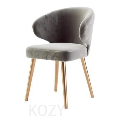 Nordic Cheap Indoor Home Furniture Room Restaurant Dining Leather Velvet Modern Dining Chair