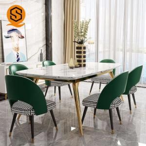 Luxury High End Solid Surface Home Furniture Dining Table for Eating