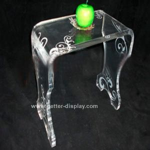 Acrylic Crystal Clear Organic Glass Chair (BTR-Q3008)