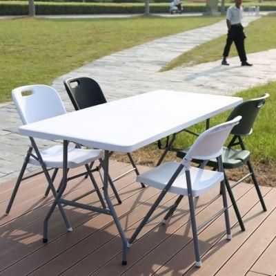 30 Years Experience Hotel Wedding Outdoor Garden Banquet Plastic Folding Dining Table