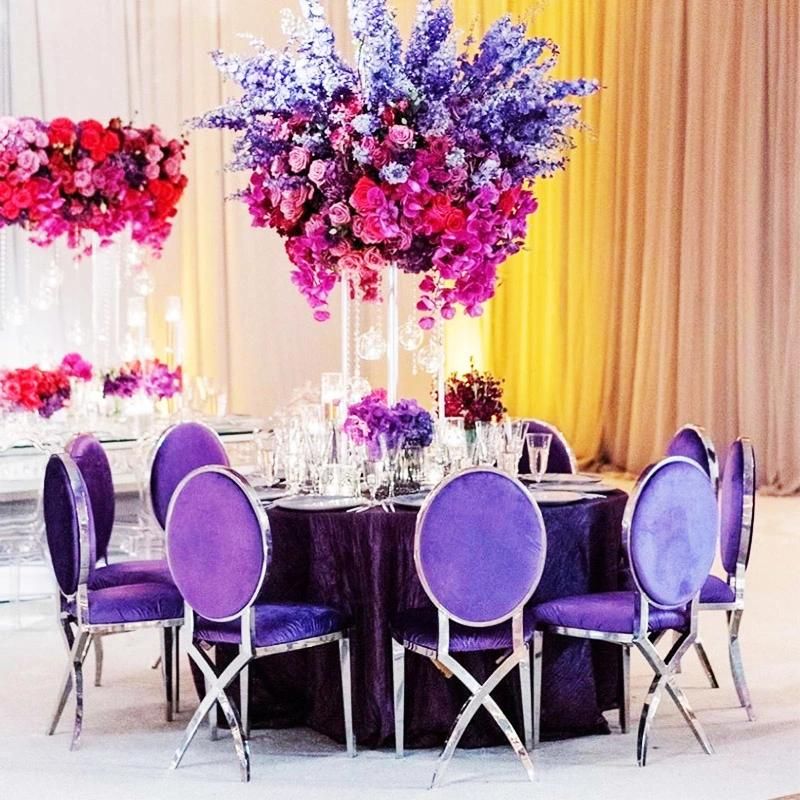 Stainless Steel Hotel Banquet Fancy Wedding Chairs Wholesale