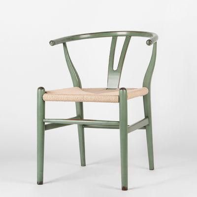 Kvj-6033c Antique Hans Wegner Wishbone Y Dining Designer Chair