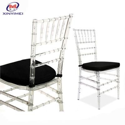Wholesale Transparant Resin Chiavari Clear Resin/ Plastic Chavari Chair