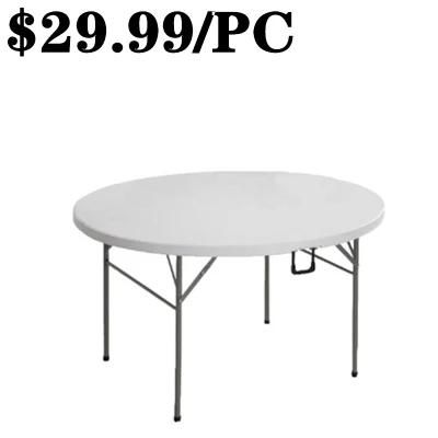 Best Price Portable Hotel Restaurant Outdoor Round Dining Folding Table
