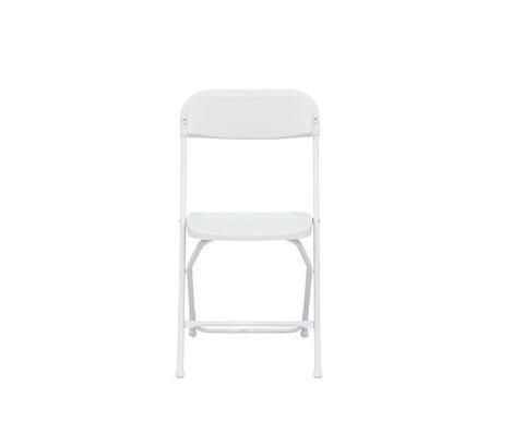 PatioGardenOutdoor Plastic Folding Chairs White for Wedding