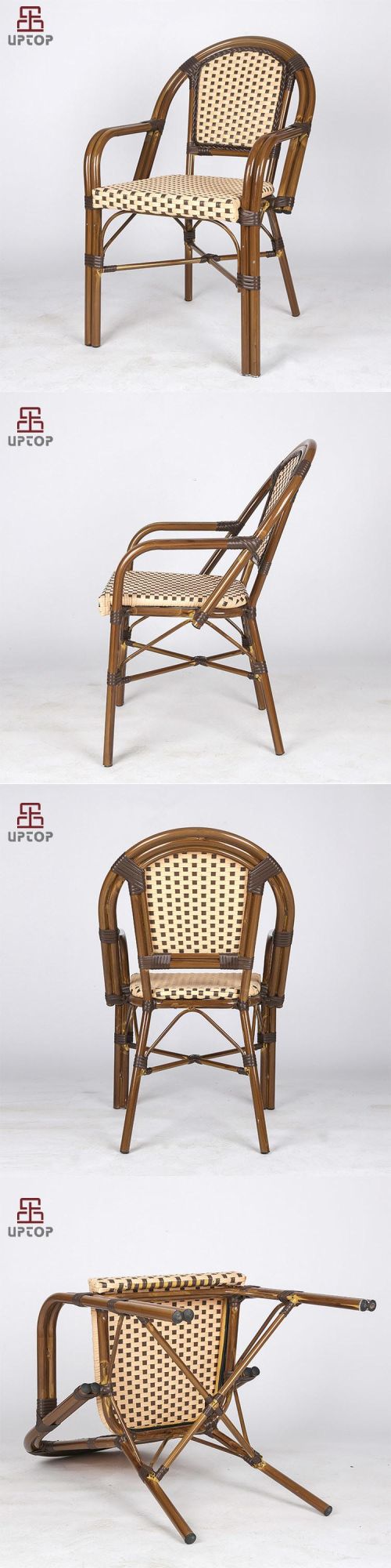 (SP-OC426) Wholesale Hot Sale Aluminum Frame with PE Rattan Outdoor Dining Chair