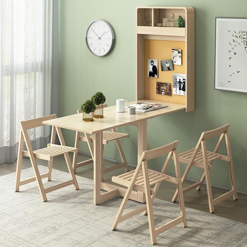 Factory Supply Space Saving Modern Home Furniture Wooden Wall Table