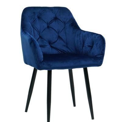 Luxury Fabric Velvet Leather Hotel Coffee Dining Room Chair