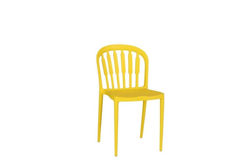 Wholesale Outdoor Furniture Colored PP Modern Seat Outdoor Chair Stackable Ergonom Plastic Chair