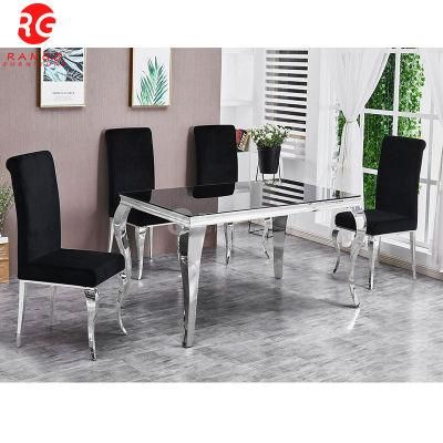 Foshan Marble Dining Table Restaurant Tables Dining Room Sets Dining Table Set 6 Seater