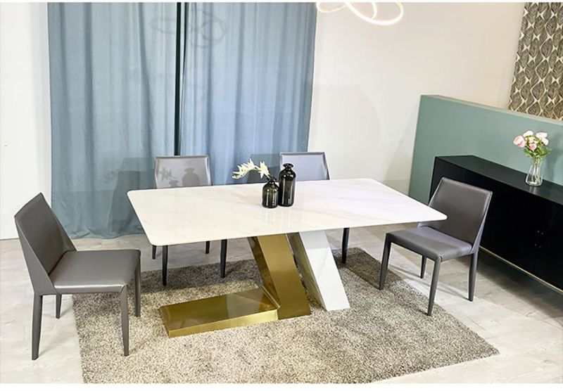 Most Popular Home Furniture Nordic Table Modern Minimalist Ceramic Dining Room Table Set Dining Room Furniture Luxury Table