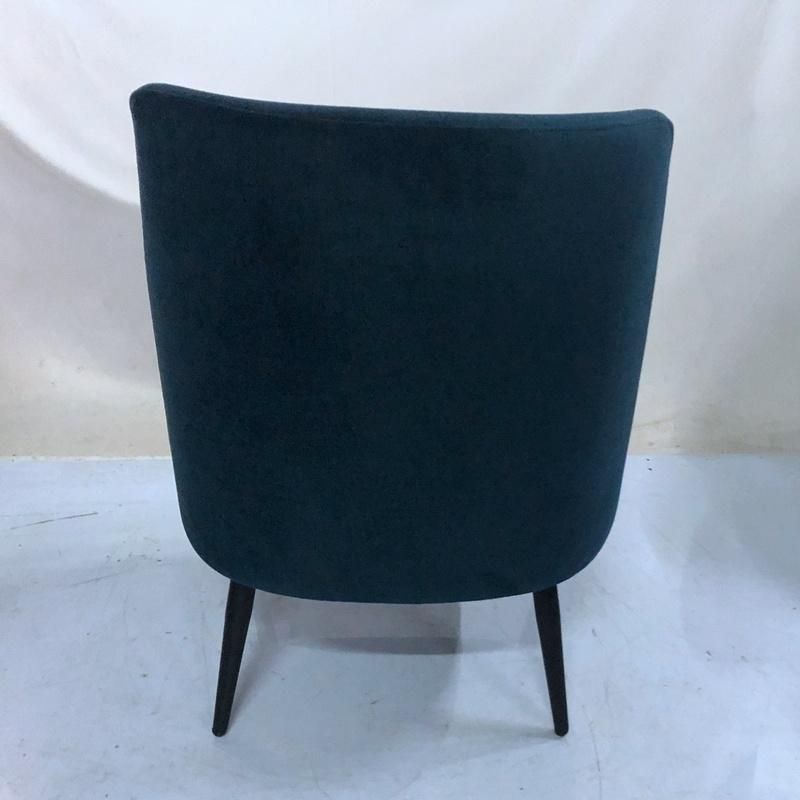 Modern Luxury Custom Made Velvet Back and Seat Hotel Home Using Lounge Chair